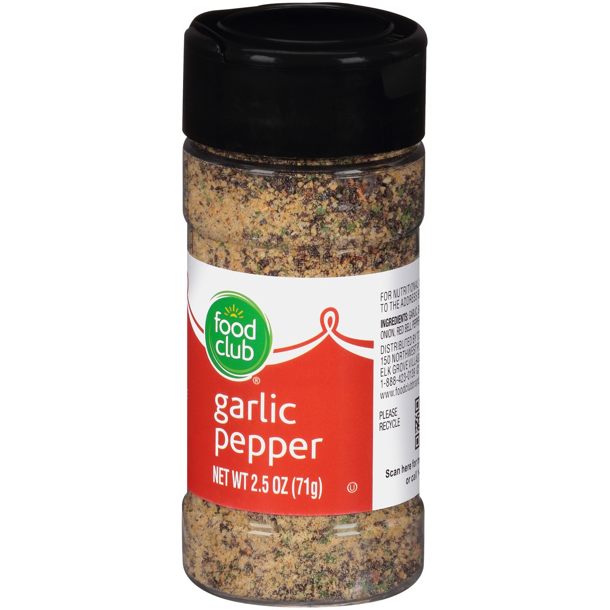 slide 13 of 13, Food Club Garlic Pepper, 2.5 oz