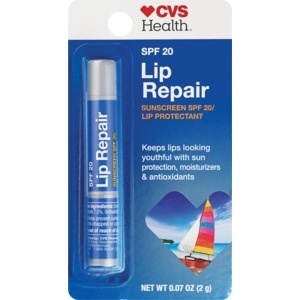 slide 1 of 1, CVS Health Lip Repair Slim Stick Spf 20, 0.07 oz