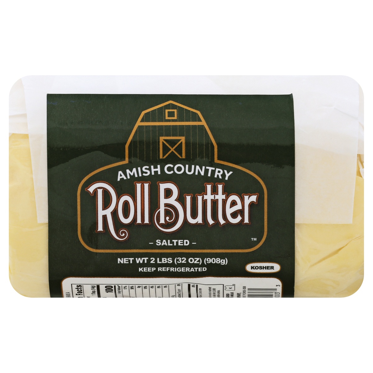 slide 1 of 1, Amish Country Salted Roll Butter, 