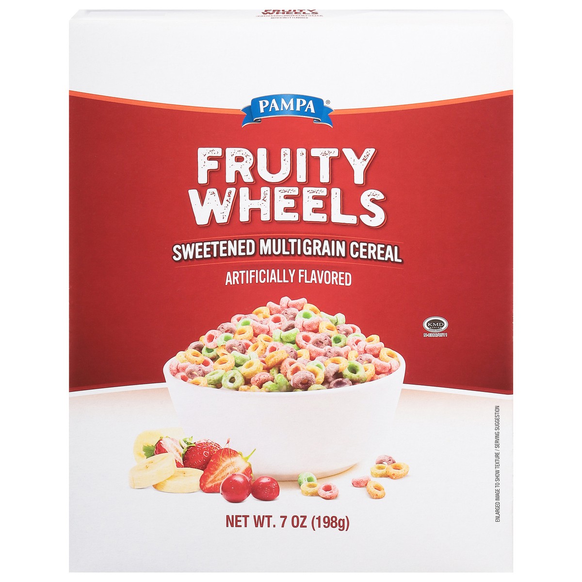 slide 1 of 4, Pampa Fruity Wheels Cereal, 7 Oz., 1 ct