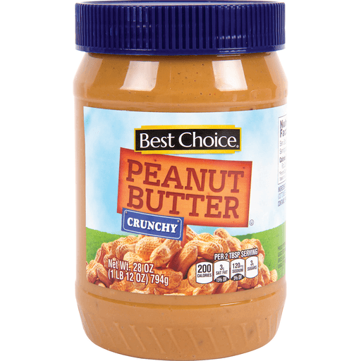 slide 1 of 1, Best Choice Crunchy Peanut Butter, 28 oz