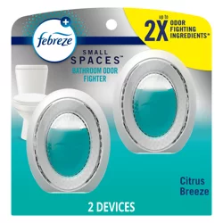 Febreze BATH Air Freshener, Odor-Fighting, Kitchen Odor Fighter Scent, 2 Count