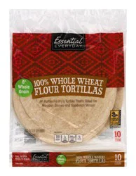 Essential Everyday Whole Wheat Tortillas 8" 10Ct