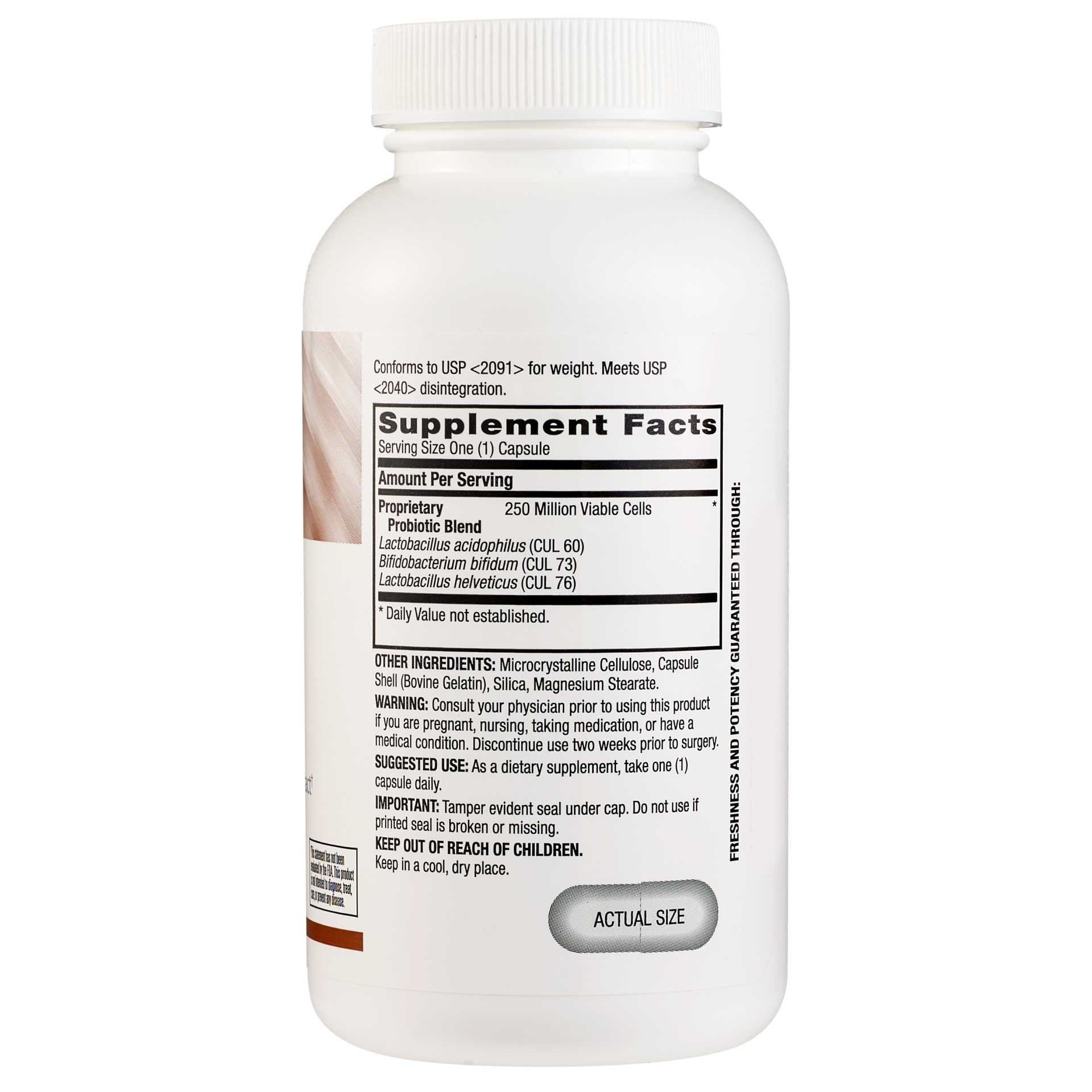 Rite Aid Acidophilus Probiotic Complex Capsules 100 ct Shipt