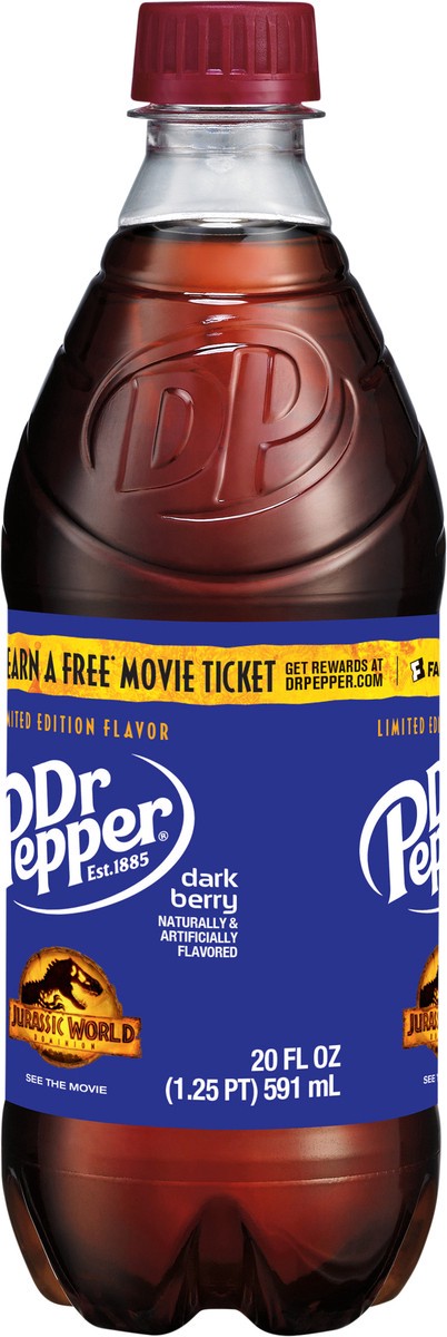 slide 5 of 7, Dr Pepper Dark Berry Soda, 20 Fl Oz Bottle, 20 fl oz