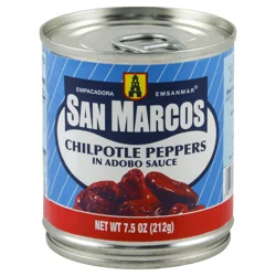 San Marcos Traditional Mexican Flavor Chipotle Peppers in Adobo Sauce 7.5 oz