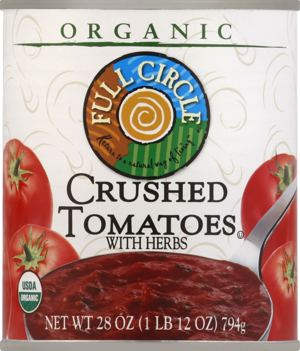 slide 3 of 6, Full Circle Market Full Circle Organic Tomato And Herb, 28 oz