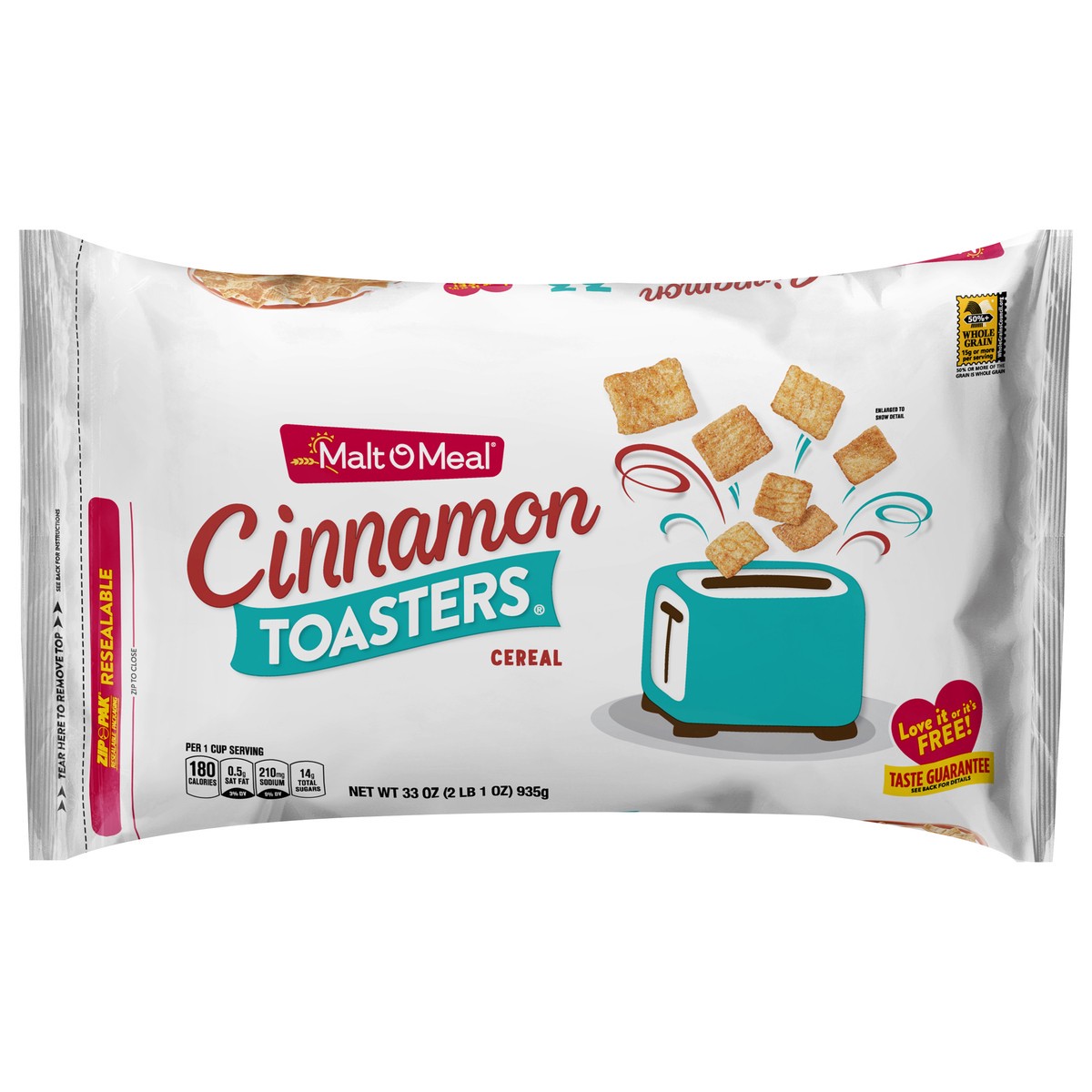 slide 1 of 7, Malt-O-Meal Cinnamon Toasters - 33oz, 33 oz
