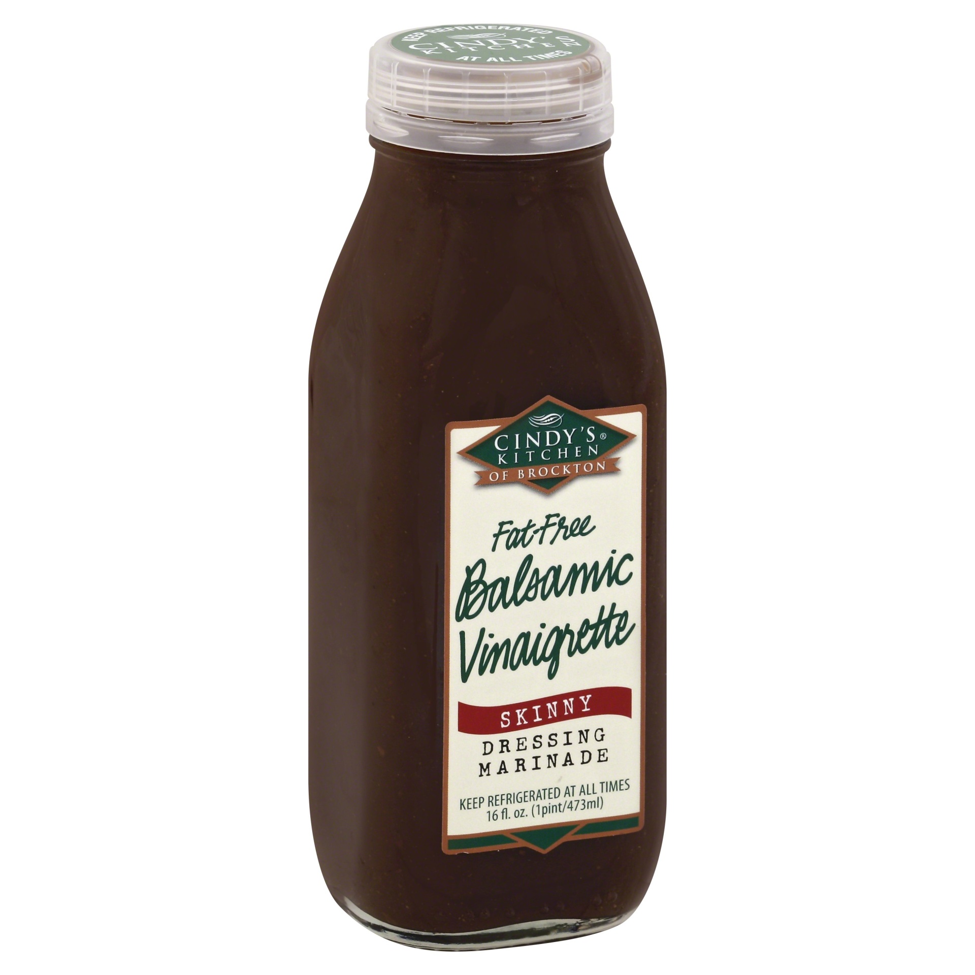 slide 1 of 2, Cindy's Kitchen Fat Free Balsamic Vinaigrette Skinny Dressing , 16 fl oz