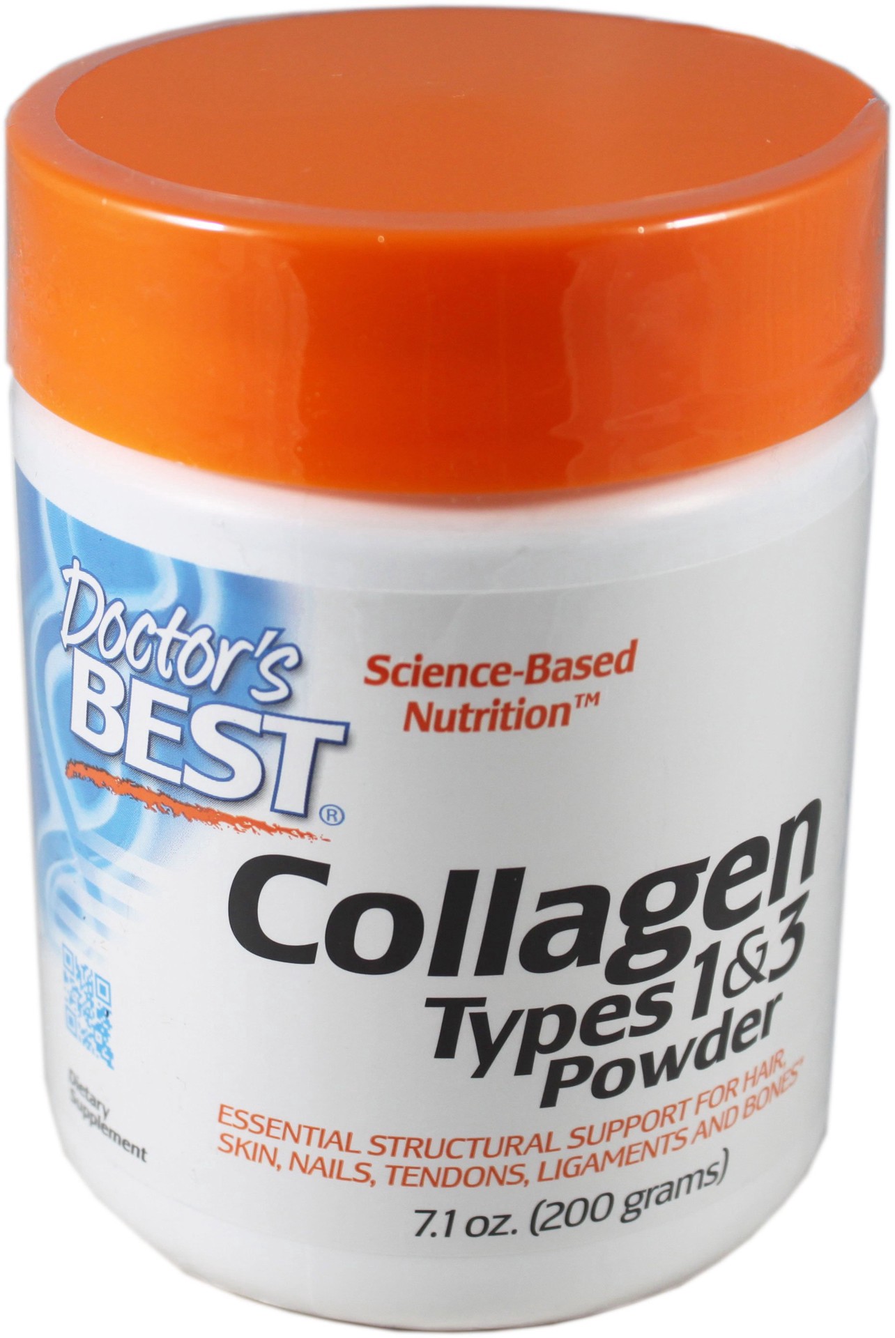 slide 1 of 1, Doctor's Best Collagen Types 1 & 3 Powder, 7.1 oz