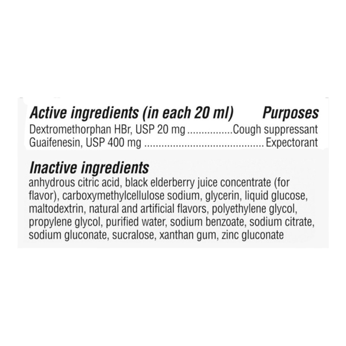 slide 3 of 13, Robitussin Maximum Strength Elderberry Cough + Chest Congestion DM, Non Drowsy Liquid Cough Suppressant for Adults - 8 Fl Oz, 8 fl oz