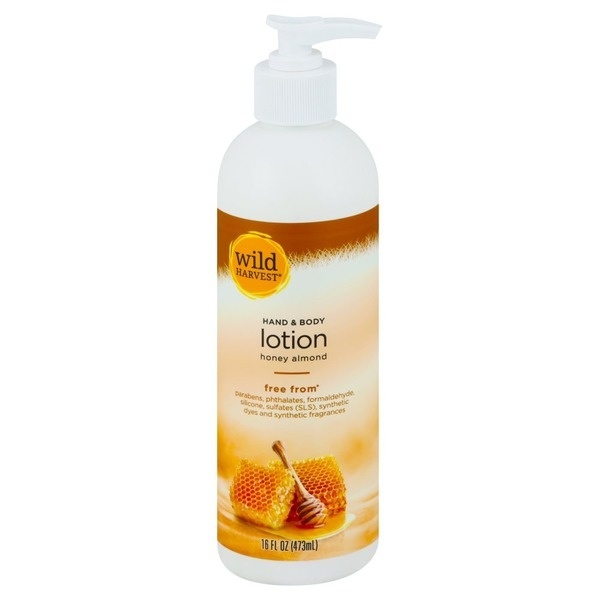 slide 1 of 1, Wild Harvest Honey Almond Hand & Body Lotion, 16 fl oz