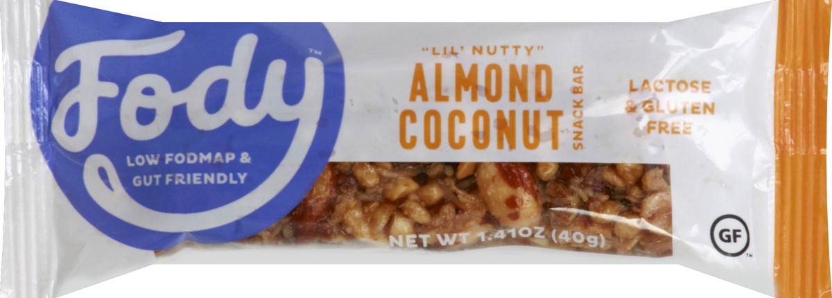 slide 5 of 5, Fody Almond Coconut Bar, 1.41 oz