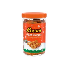 Hershey's Reese's Holiday Filled Pretzels With Peanut Butter Filling