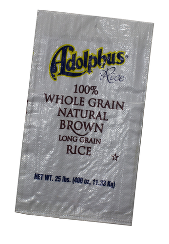 slide 1 of 1, Adolphus Brown Long Grain Rice, 25 lb