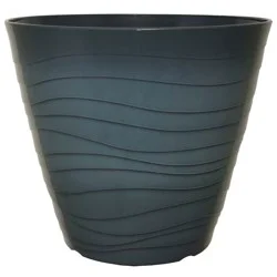 Deroma Marshall Pottery Deroma Aegean Seawave Resin Planter in Smokey Blue
