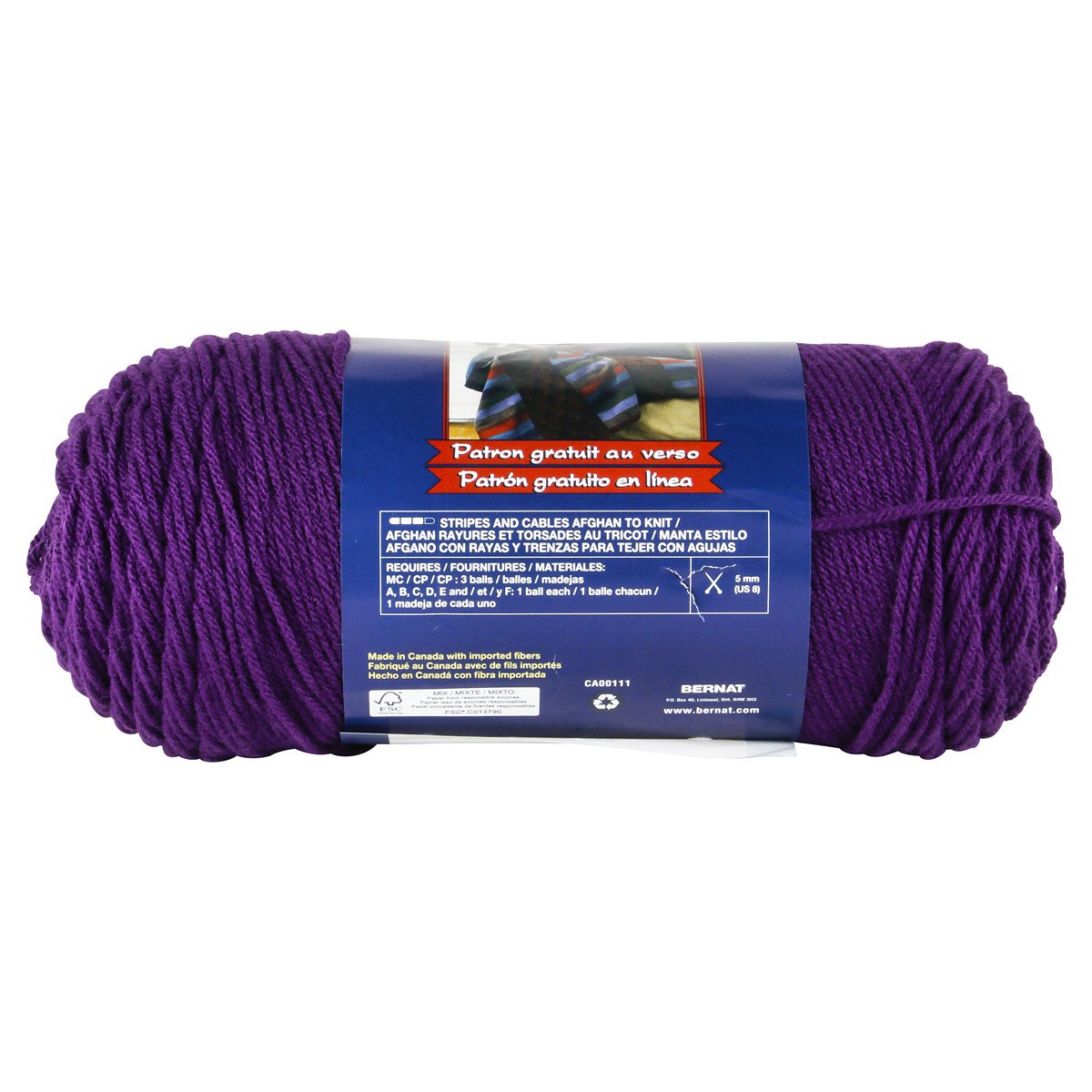 slide 2 of 3, Bernat Super Value Yarn - Mulberry, 1 ct