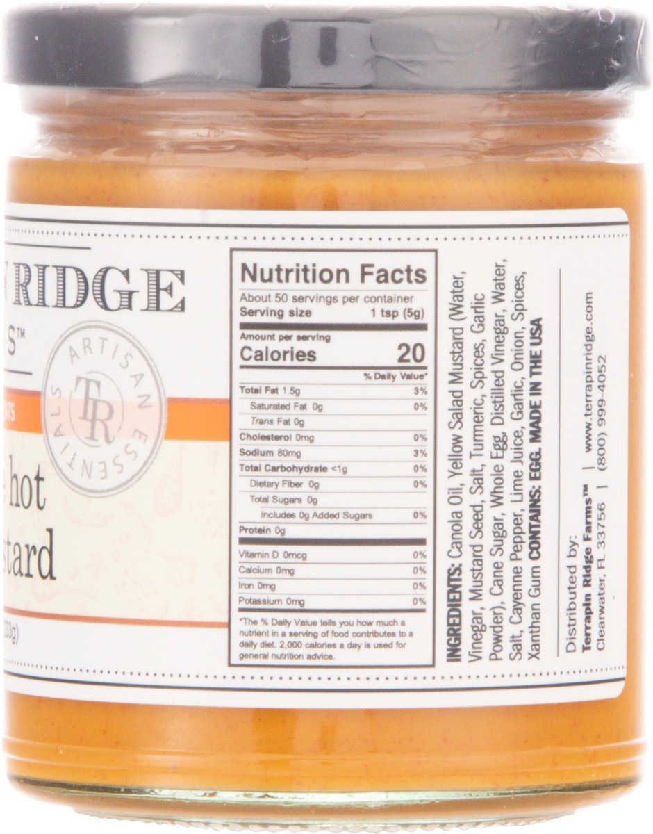 slide 4 of 13, Terrapin Ridge Nashville Hot Spice Mustard, 8.25 oz