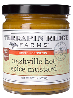 slide 1 of 1, Terrapin Ridge Nashville Hot Spice Mustard, 8.25 oz