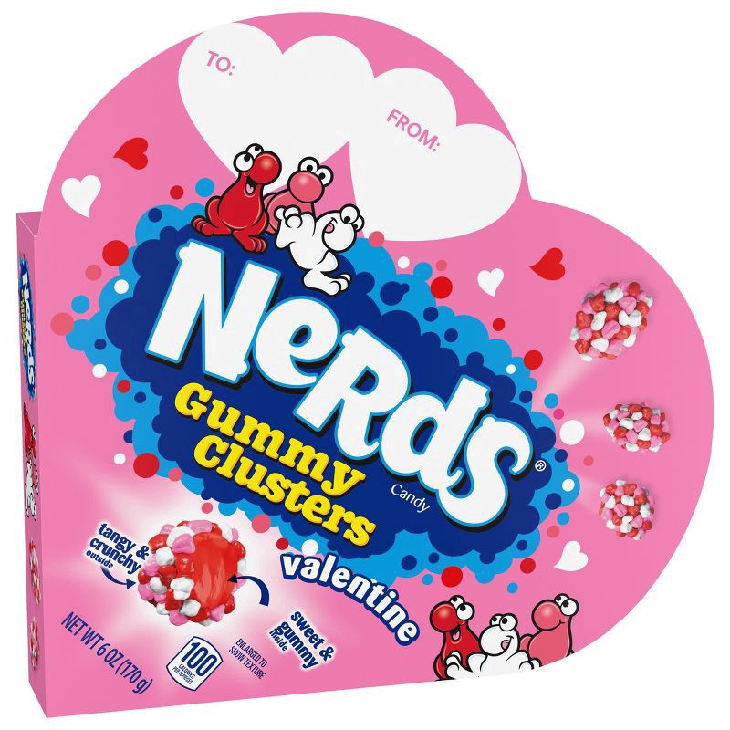 slide 4 of 4, Nerds Gummy Clusters 07895 157192 Valentine 6 oz, 6 oz
