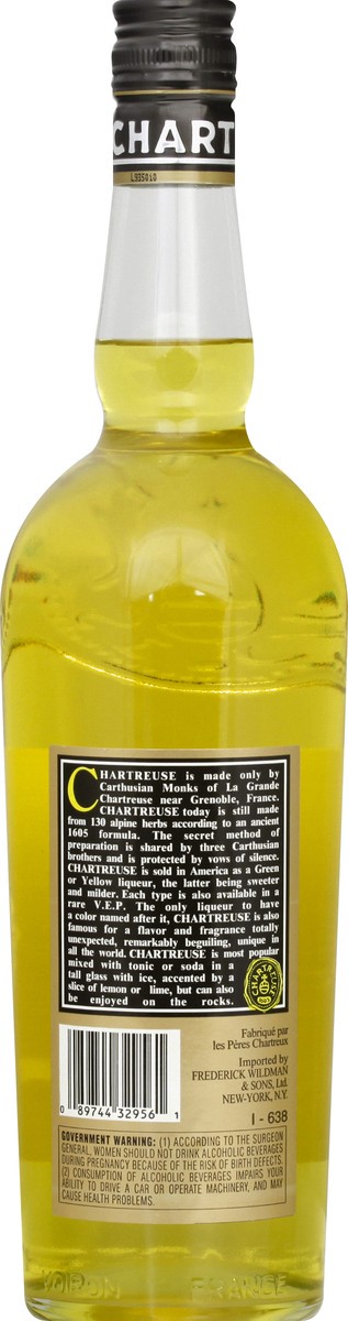 slide 6 of 7, Chartreuse Yellow 750Ml, 750 ml