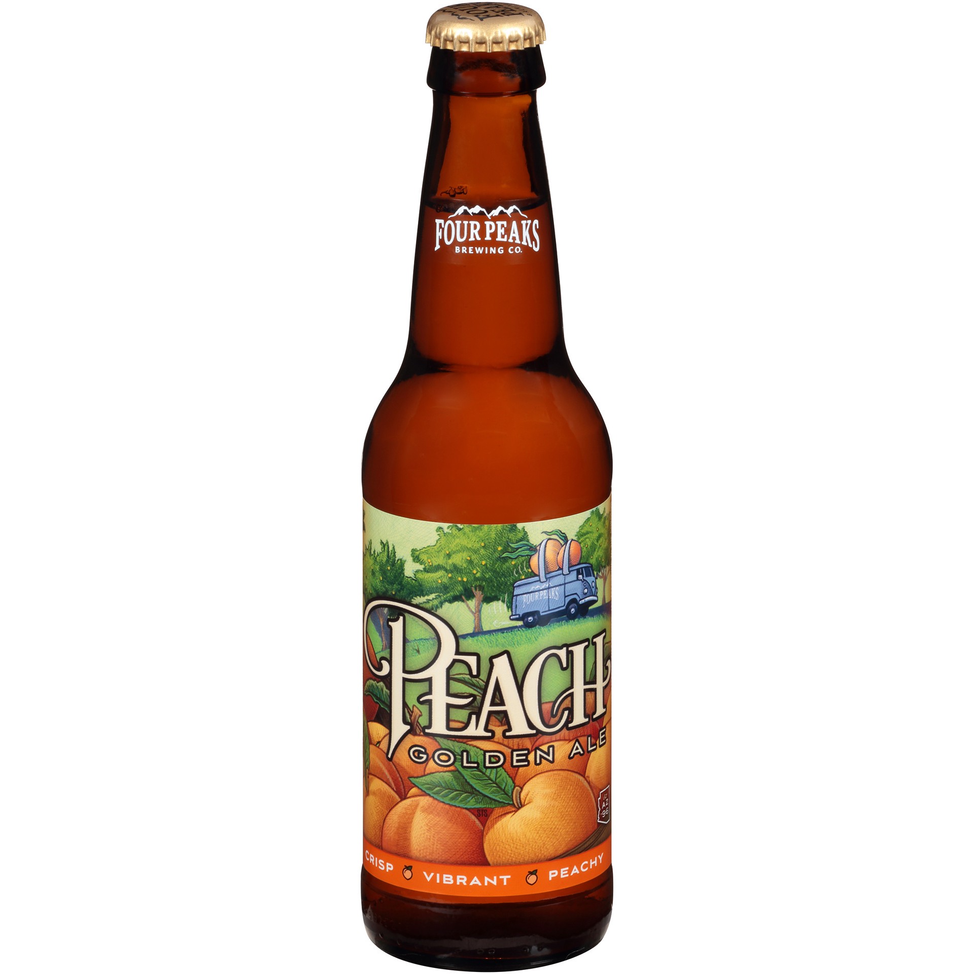 slide 4 of 4, Four Peaks Peach Golden Ale, 12 fl. oz. Bottle, 12 fl oz