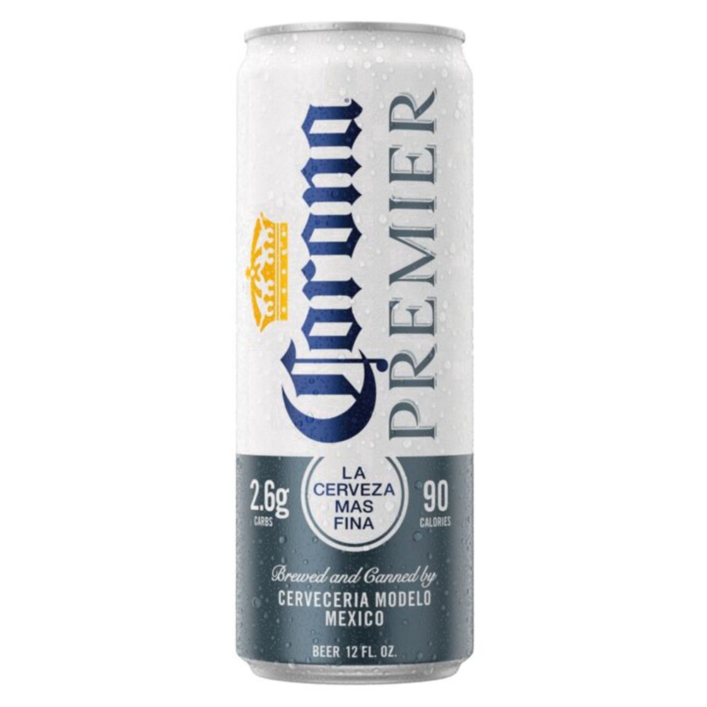 slide 5 of 85, Corona Premier Mexican Lager Import Light Beer, 12 pk 12 fl oz Cans, 4.0% ABV, 144 fl oz