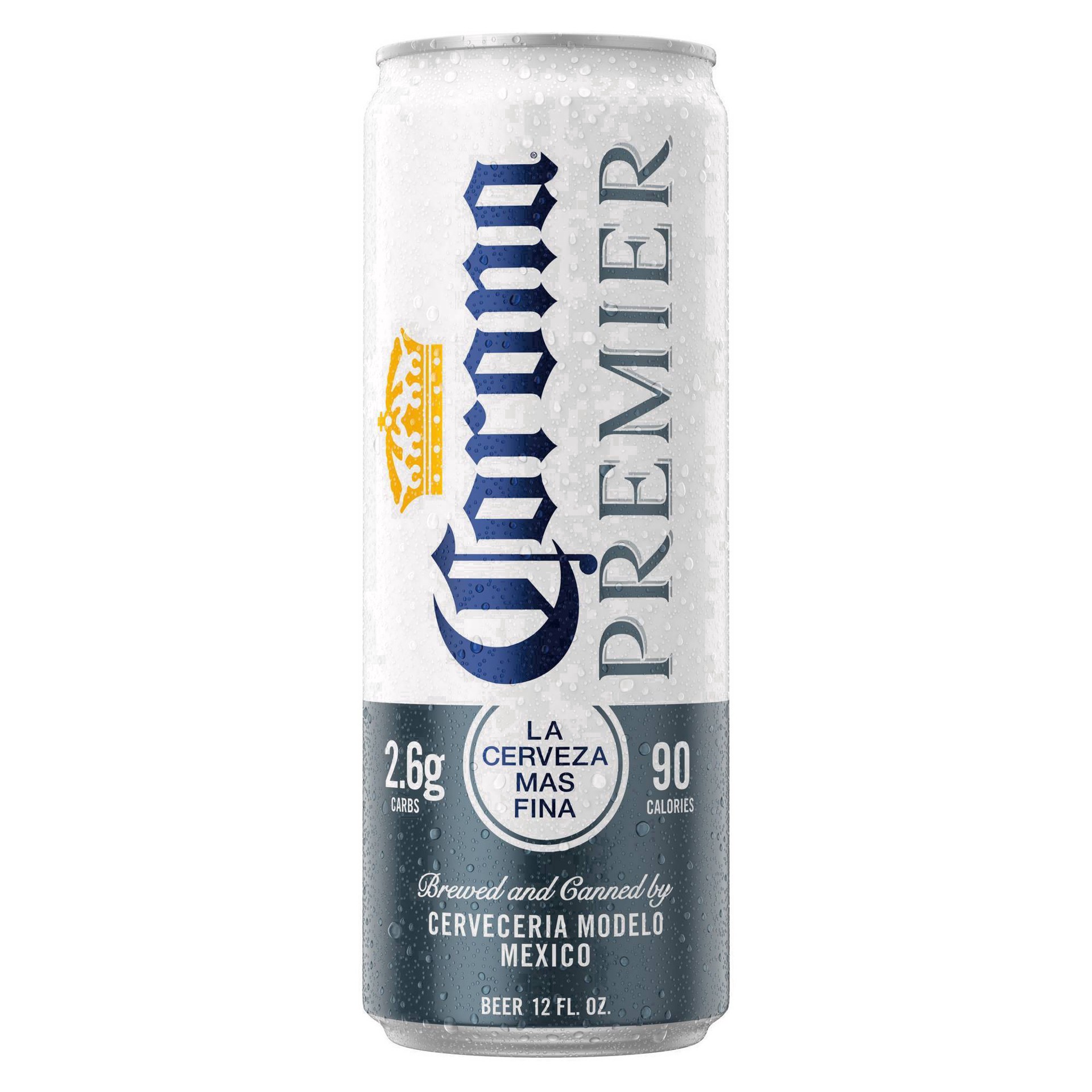 slide 9 of 85, Corona Premier Mexican Lager Import Light Beer, 12 pk 12 fl oz Cans, 4.0% ABV, 144 fl oz