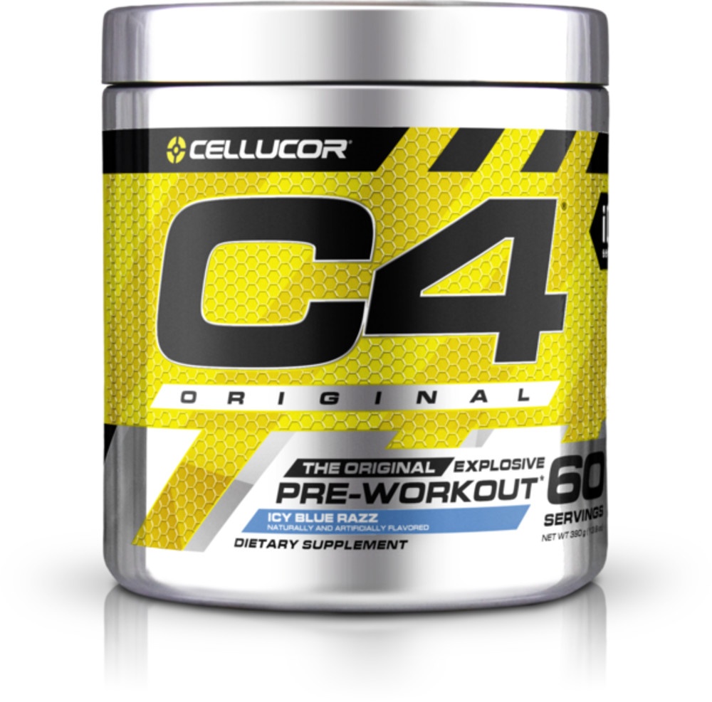 slide 1 of 1, C4 Original Pre Workout , Blue Raspberry , Energy + Pump + Enduran, 1 ct