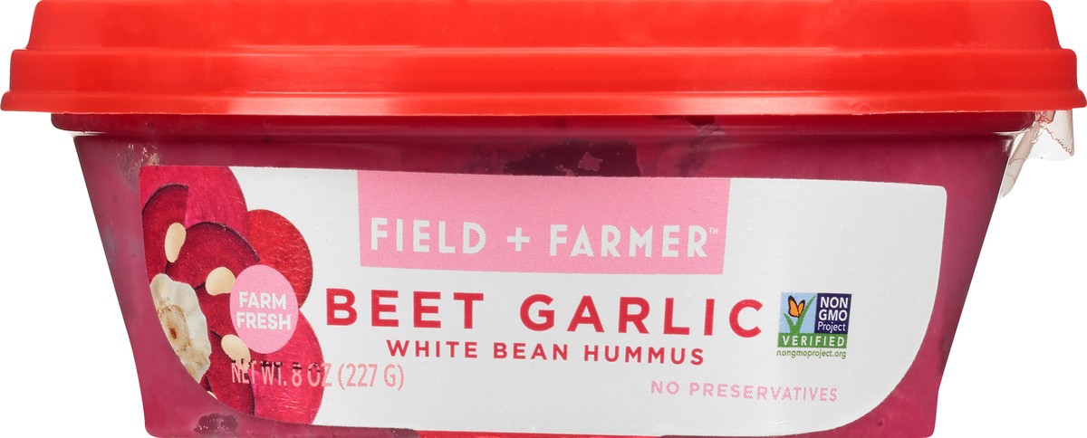 slide 4 of 13, Field + Farmer Garlic Beet Dip 8 oz, 8 oz