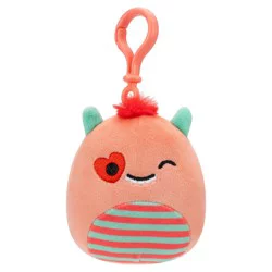 Squishmallows Willett the Peach Monster Clip-On Plush