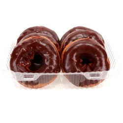 Weis Quality Chocolate Iced Vanilla Cake Donuts