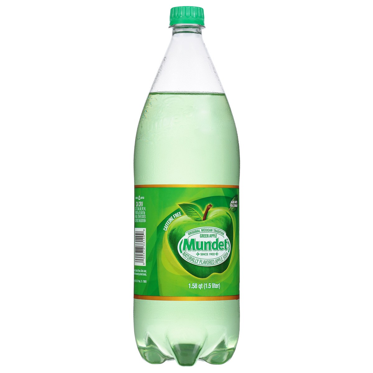 slide 2 of 11, Mundet Green Apple Soda - 1.58 qt, 1.58 qt