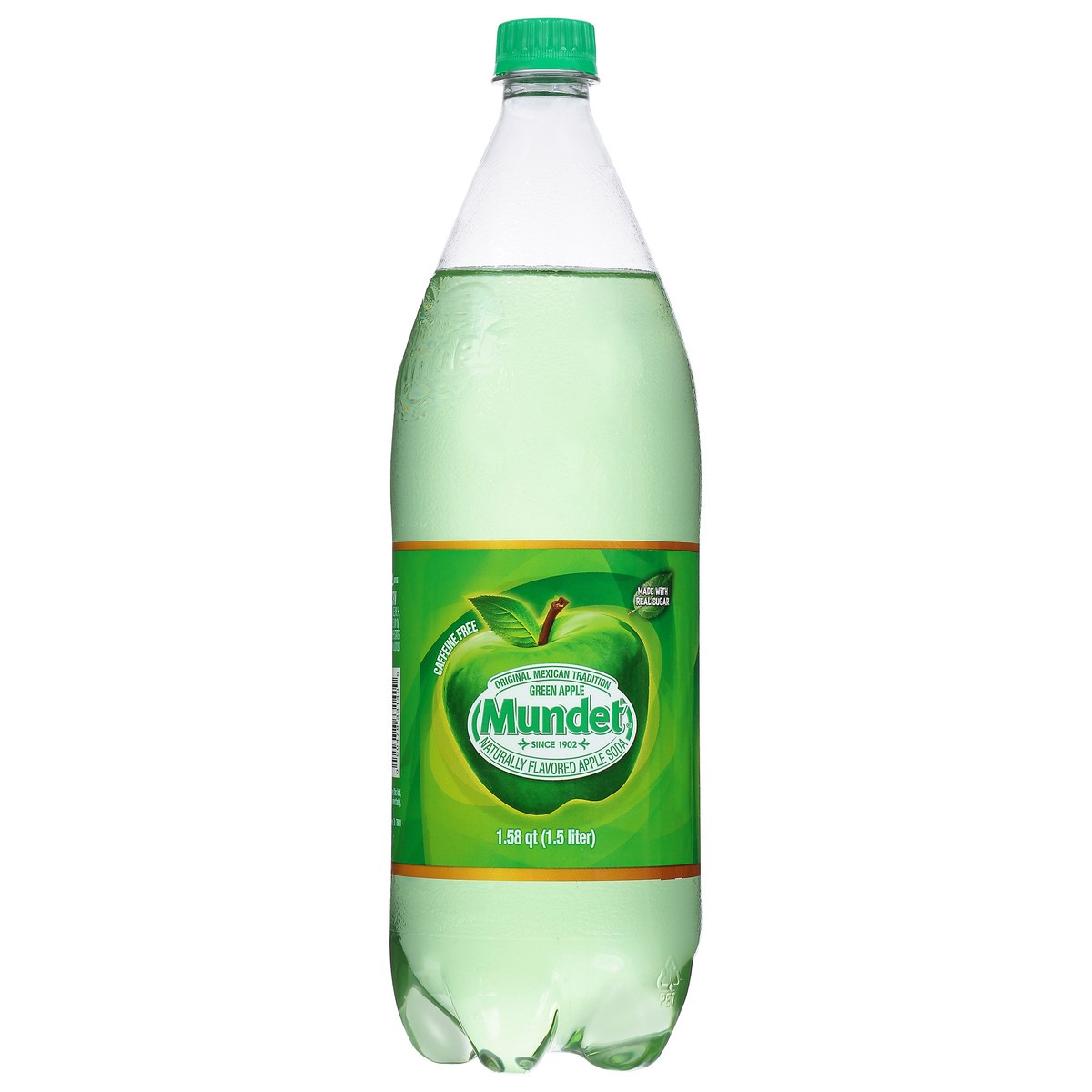 slide 1 of 11, Mundet Green Apple Soda - 1.58 qt, 1.58 qt