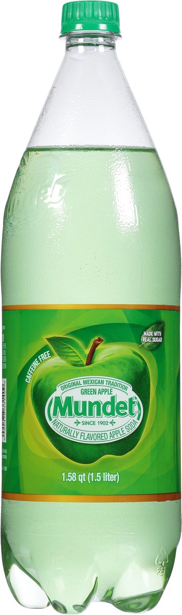 slide 9 of 11, Mundet Green Apple Soda - 1.58 qt, 1.58 qt