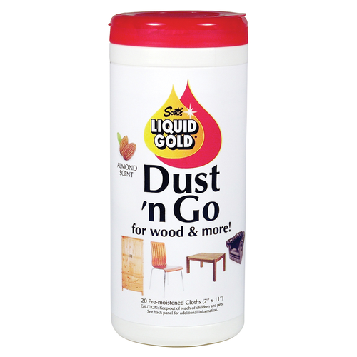 slide 1 of 1, Scott s Liquid Gold Dust 'N Go Pre-Moistened Cloths, 20 ct