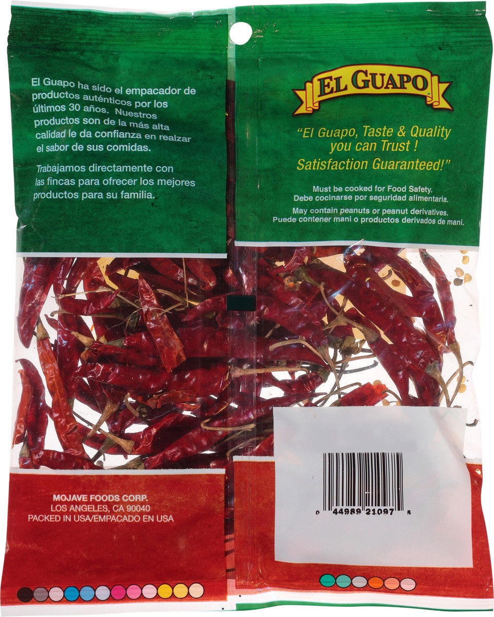 slide 5 of 9, El Guapo Whole Arbol Chili Pods (Chile De Arbol Entero), 2 oz, 2 oz