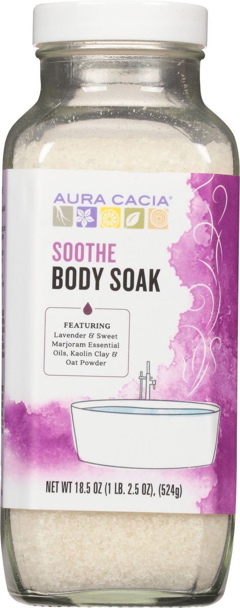 slide 6 of 9, Aura Cacia Frontier Co-Op Aura Cacia Body Soak, Soothe, 18.5 oz