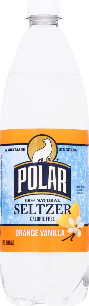 slide 3 of 11, Polar Orange Vanilla Seltzer 1 lt, 1 l