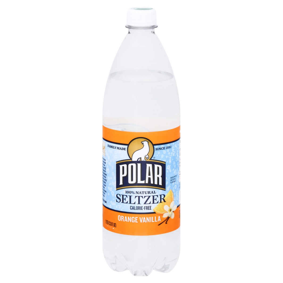 slide 2 of 11, Polar Orange Vanilla Seltzer 1 lt, 1 l