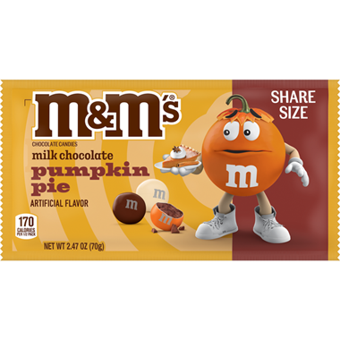 slide 1 of 1, M&M M&Ms Pumkin Pies, 2.47 oz
