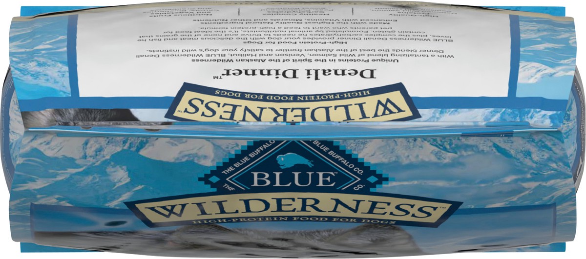 slide 4 of 13, Blue Buffalo Wilderness Denali Dinner High Protein, Natural Dry Dog Food with Wild Salmon, Venison & Halibut 4-lb, 4 lb