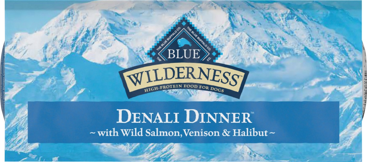 slide 9 of 13, Blue Buffalo Wilderness Denali Dinner High Protein, Natural Dry Dog Food with Wild Salmon, Venison & Halibut 4-lb, 4 lb