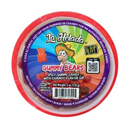 La Helada Gummy Bears With Chamoy Dip