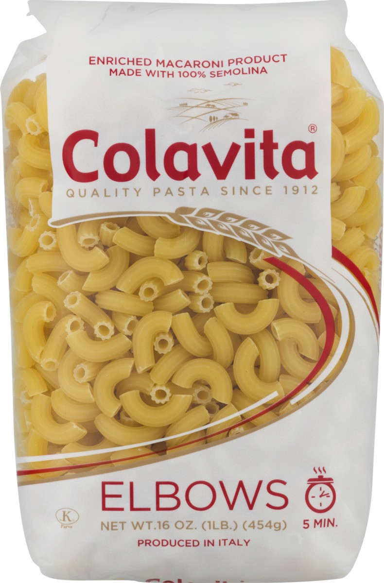 slide 9 of 9, Colavita Pasta Elbows, 1 lb