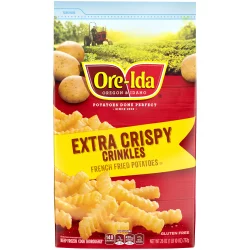 Ore-Ida Extra Crispy Crinkles French Fries Fried Frozen Potatoes