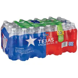 Hill Country Fare Natural Texas Spring Water 32-pk Bottles