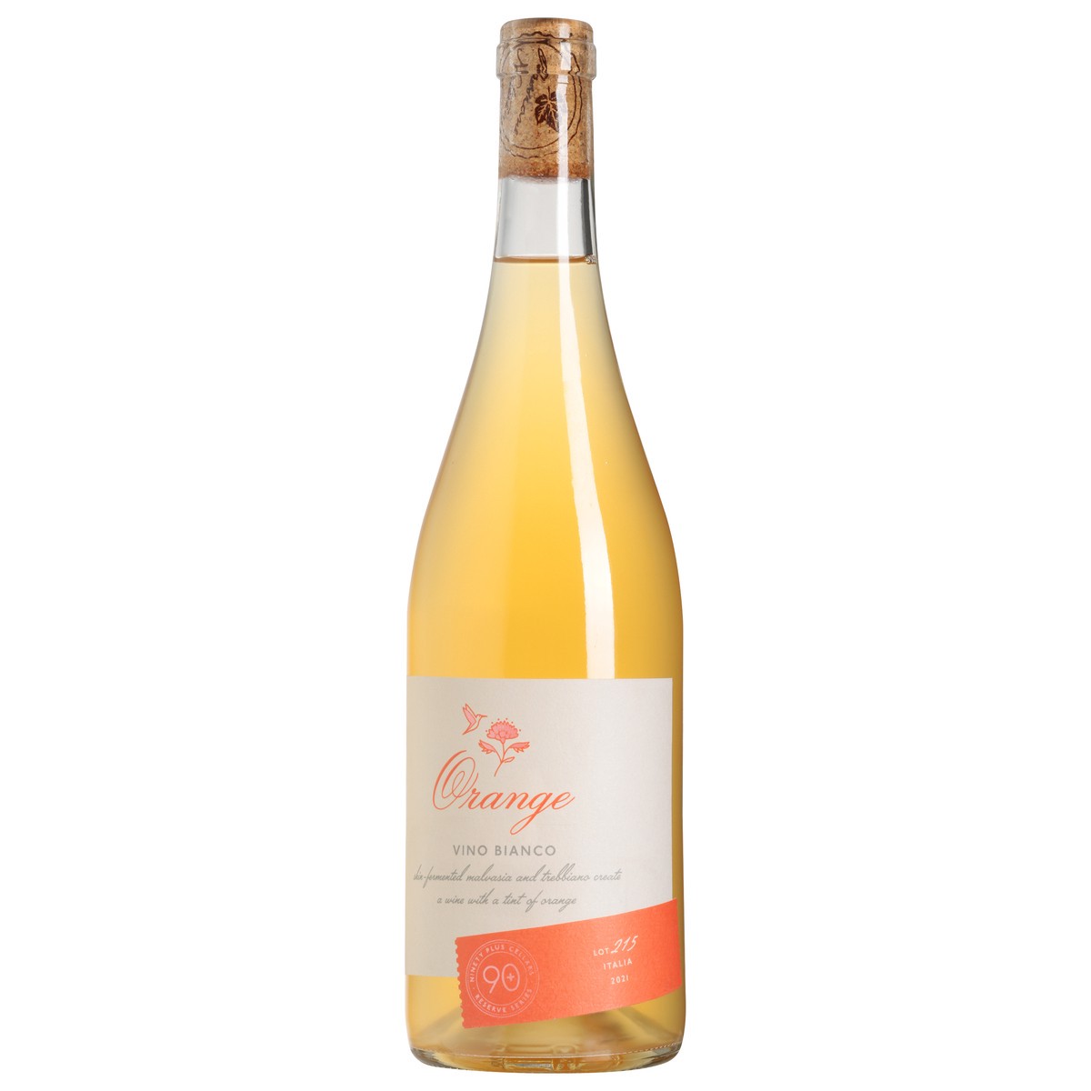 slide 8 of 9, 90+ Cellars Italia Lot 215 Vino Bianco Orange White Wine 750 ml, 750 ml