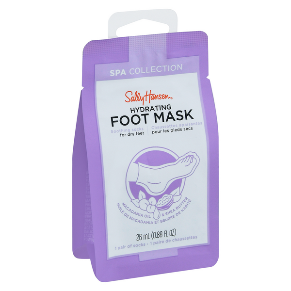 slide 1 of 1, Sally Hansen Foot Mask, Hydrating, 0.88 fl oz