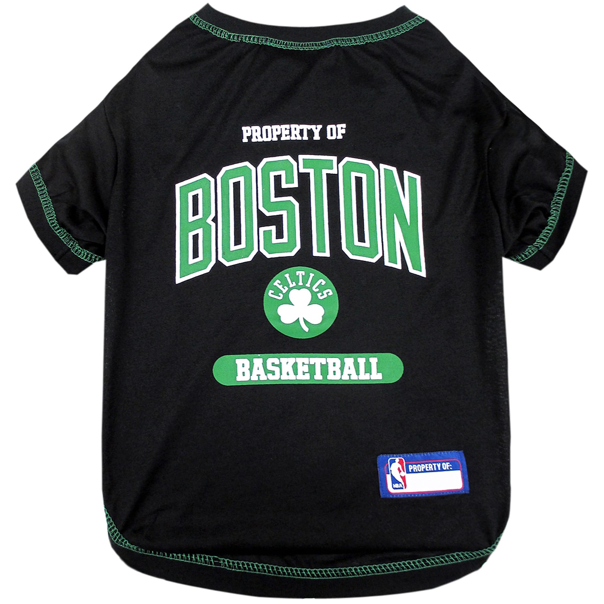 slide 1 of 1, Pets First Boston Celtics T-Shirt, MED